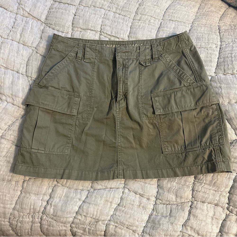 American Eagle Cargo Mini Skirt